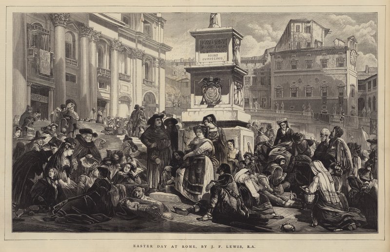 Easter Day at Rome by John Frederick Lewis
