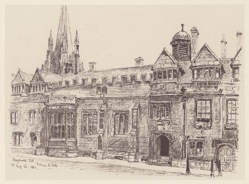 Brasenose College by John Fulleylove