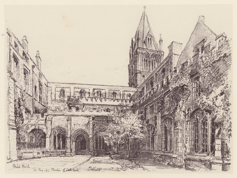 Christ Church Cloisters by John Fulleylove