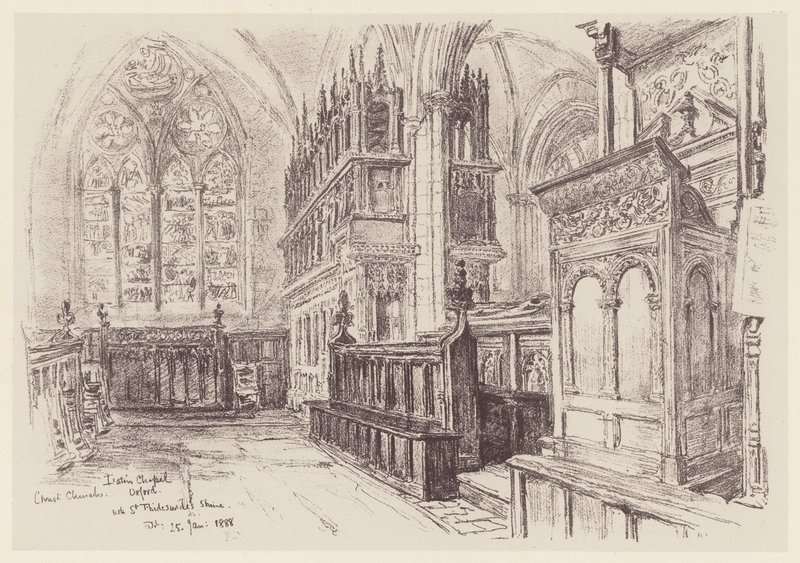 Christ Church, Interior of Latin Chapel by John Fulleylove