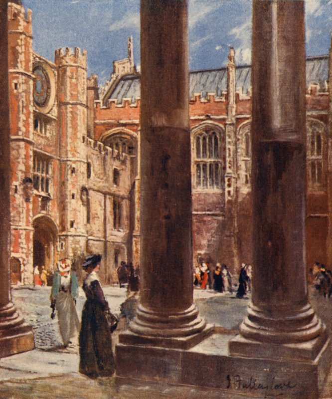 Clock Court, Hampton Court Palace by John Fulleylove