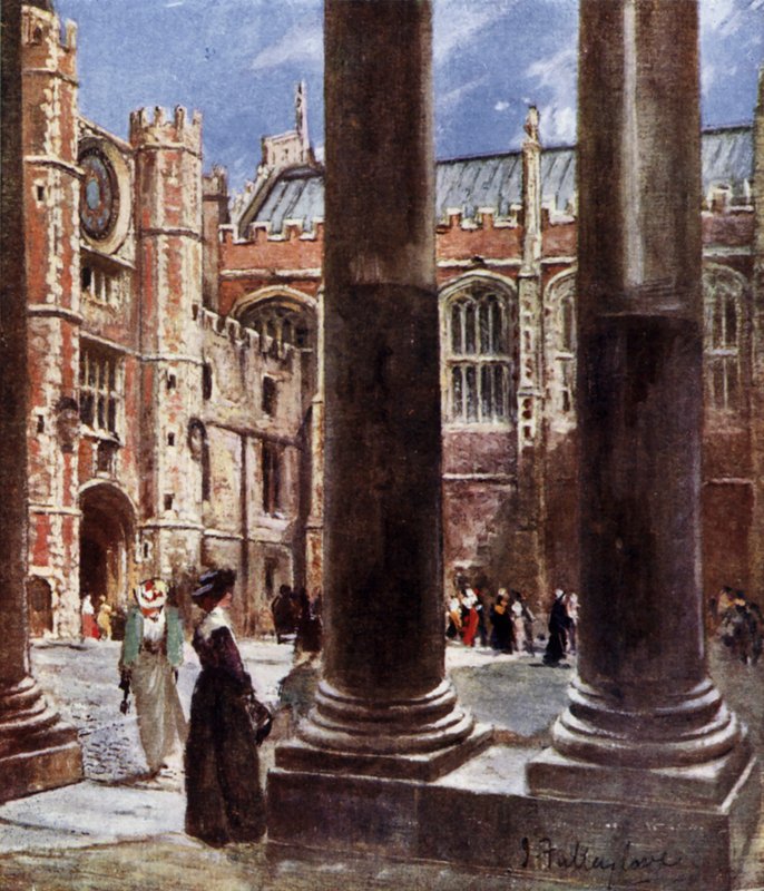 Clock Court, Hampton Court Palace, Richmond upon Thames, London by John Fulleylove