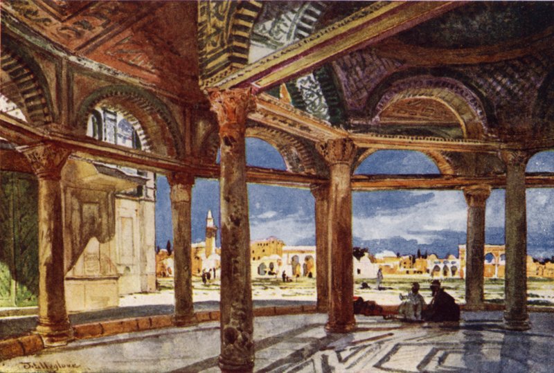 Interior of the Dome of the Chain, looking North by John Fulleylove