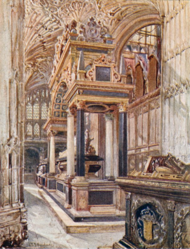 Monument of Mary, Queen of Scots, in Henry VII