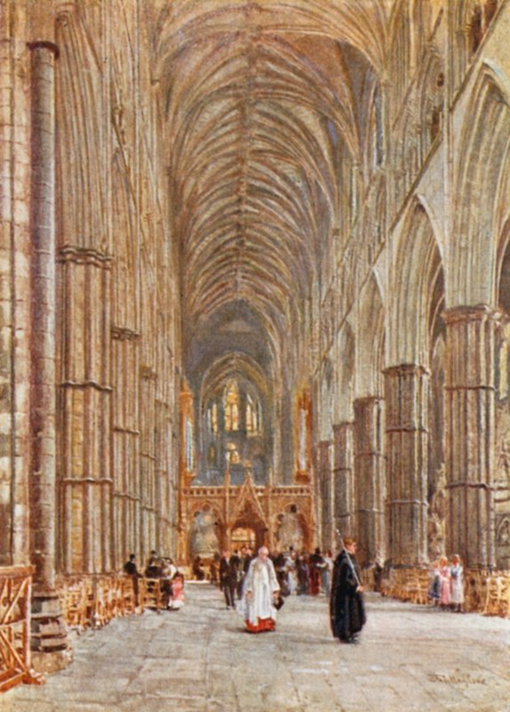 Nave of Westminster Abbey by John Fulleylove