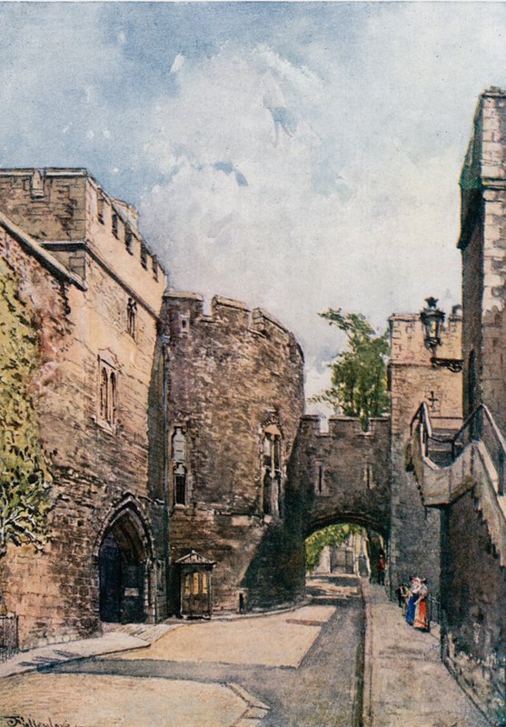 The Bloody Tower and Jewel House (Wakefield Tower), Looking East by John Fulleylove