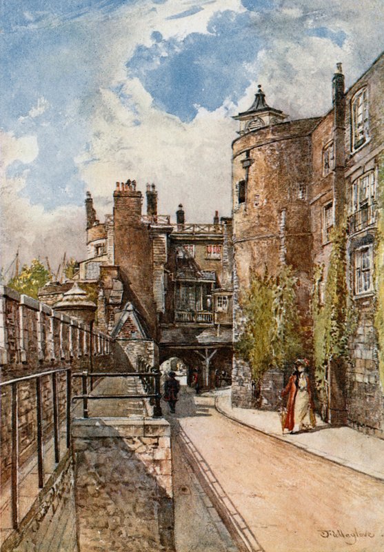 The Byward and Bell Towers, with the King