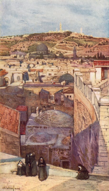 The Mount of Olives, from a Housetop on Mount Zion by John Fulleylove