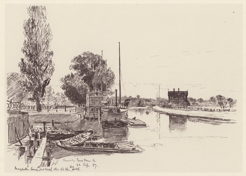 The University Boat-House by John Fulleylove