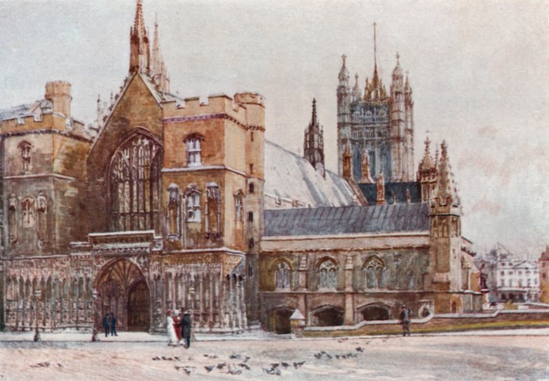 Westminster Hall and Victoria Tower by John Fulleylove