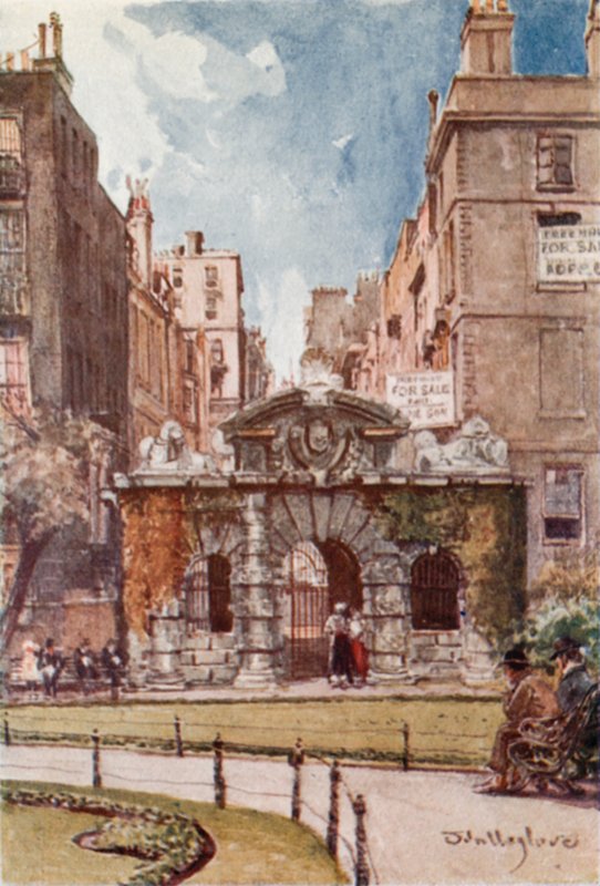 York Gate, Buckingham Street, Strand by John Fulleylove