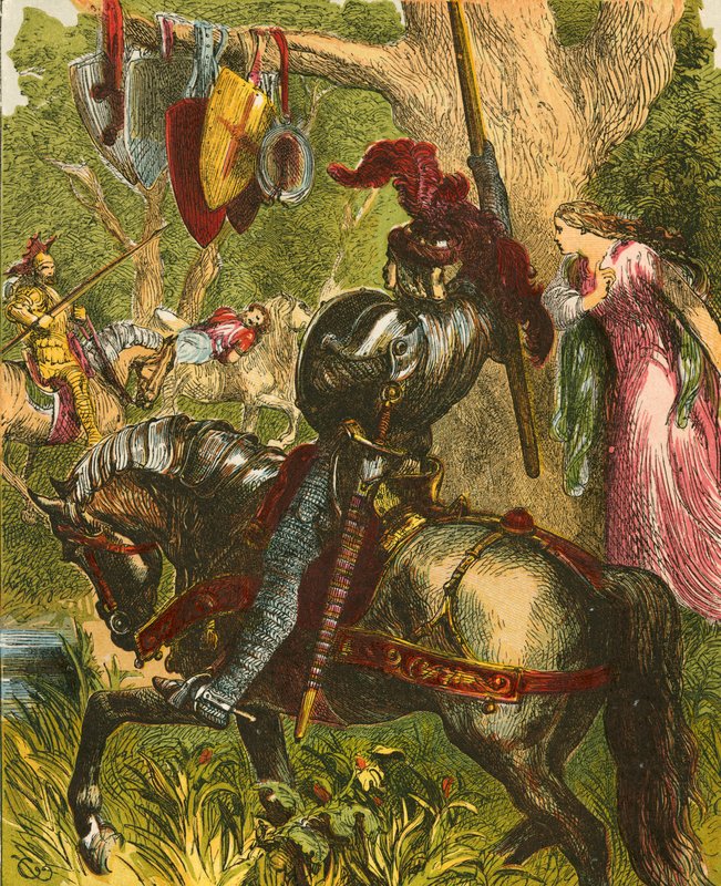 Sir Lancelot du Lake by John Gilbert