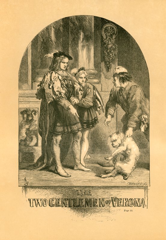 The Two Gentlemen of Verona by John Gilbert