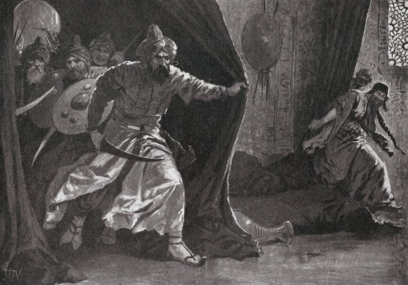 Revolt of the Royal Guard at Damascus by John Harris Valda