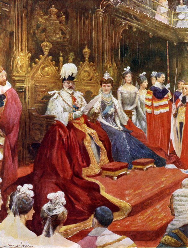 The King Opening Parliament by John Henry Frederick (after) Bacon