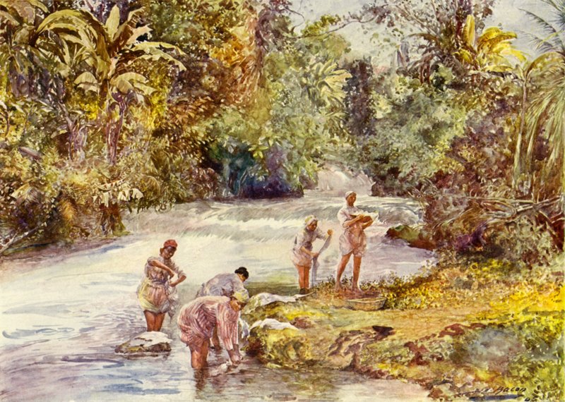 The White River, Jamaica by John Henry Frederick (after) Bacon