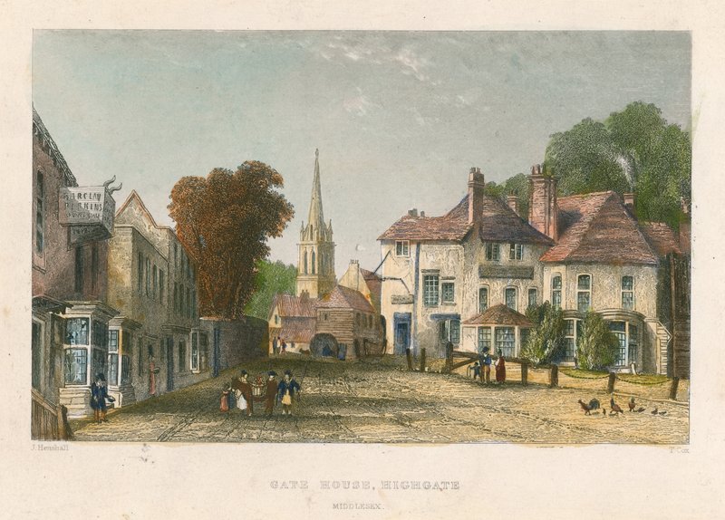 Gate House, Highgate, London by John Henry Henshall