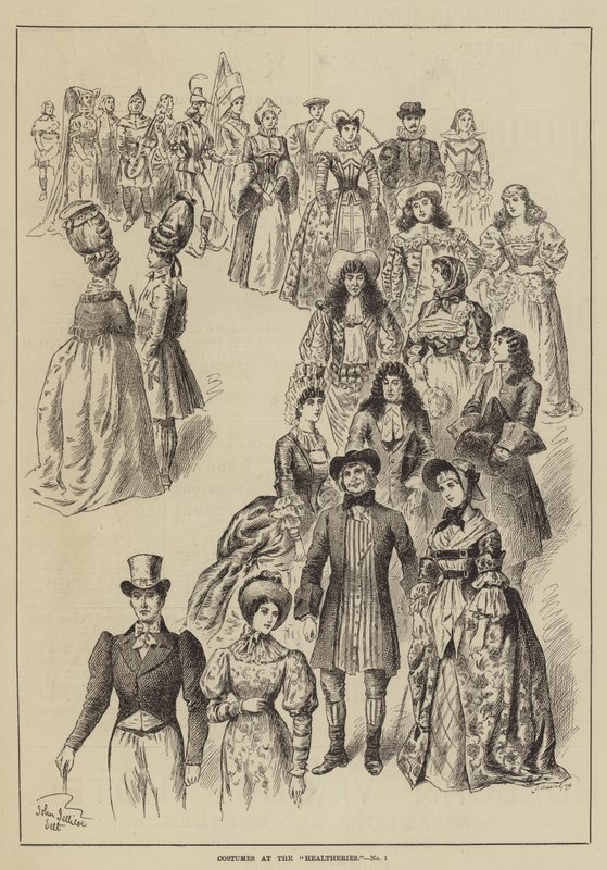 Costumes at the Healtheries by John Jellicoe