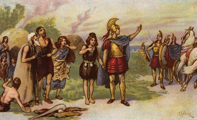 Ebrauc Founding Caer Ebrauc, York, 800 BC by John Jellicoe