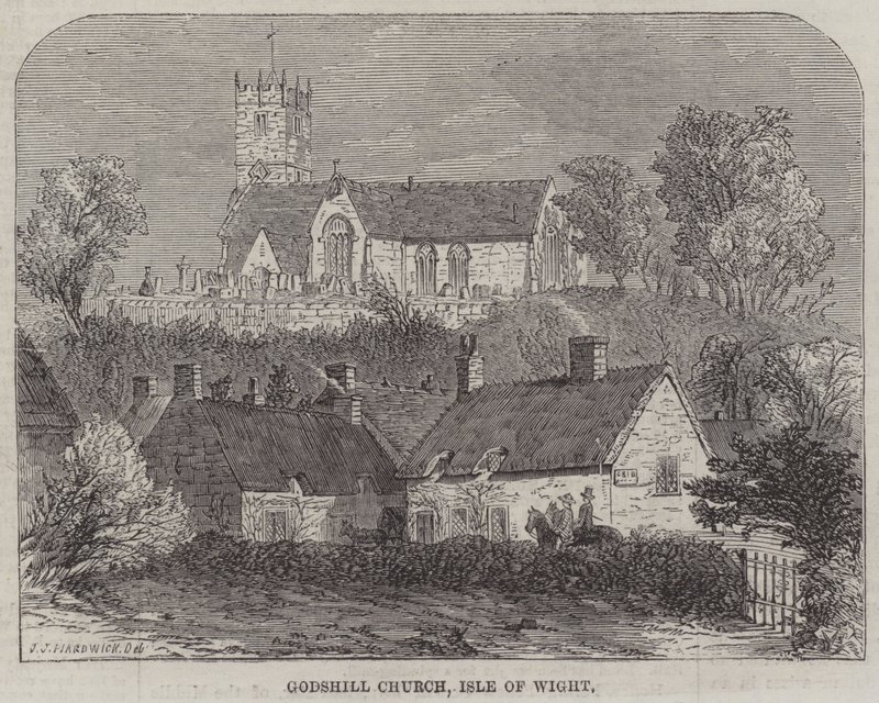 Godshill Church, Isle of Wight by John Jessop Hardwick