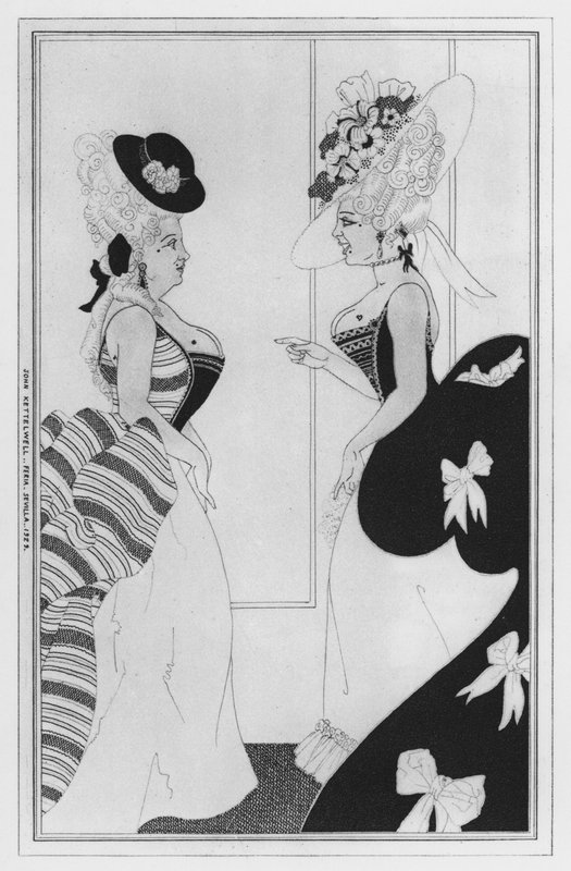 Illustration for Love for Love by William Congreve by John Kettelwell