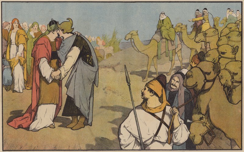 Esau Welcomes Jacob Back to his Own Country by John Lawson