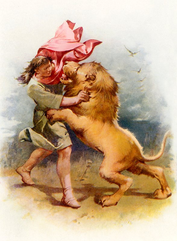 Samson Slays the Lion by John Lawson