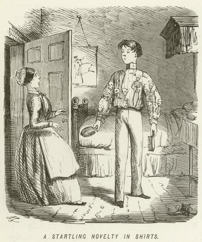 A Startling Novelty in Shirts by John Leech