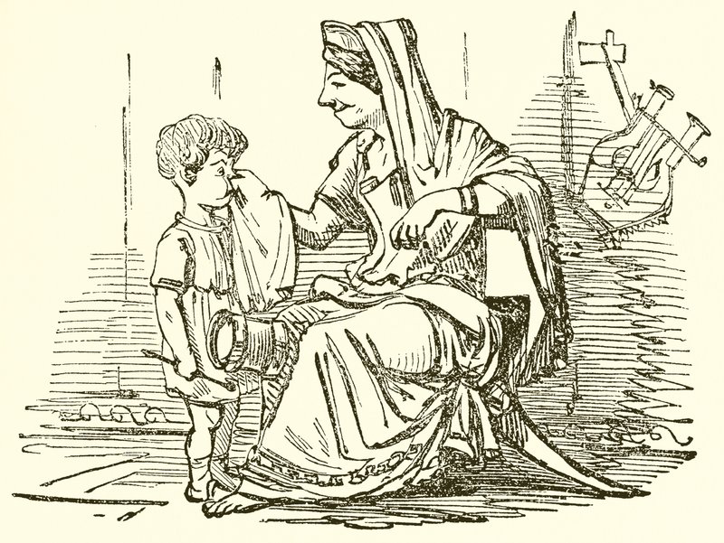 Cornelia, Mother of the Gracchi by John Leech