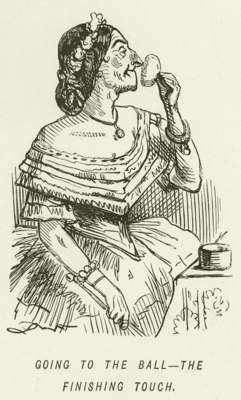 Going to the Ball-The Finishing Touch by John Leech