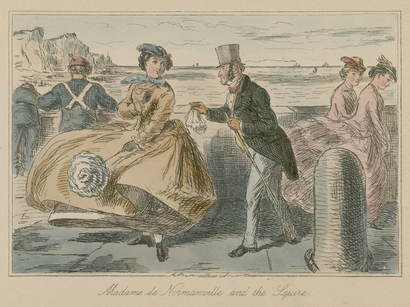 Madame de Normanville and the Squire by John Leech