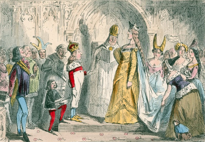 Marriage of Henry the Sixth and Margaret of Anjou by John Leech