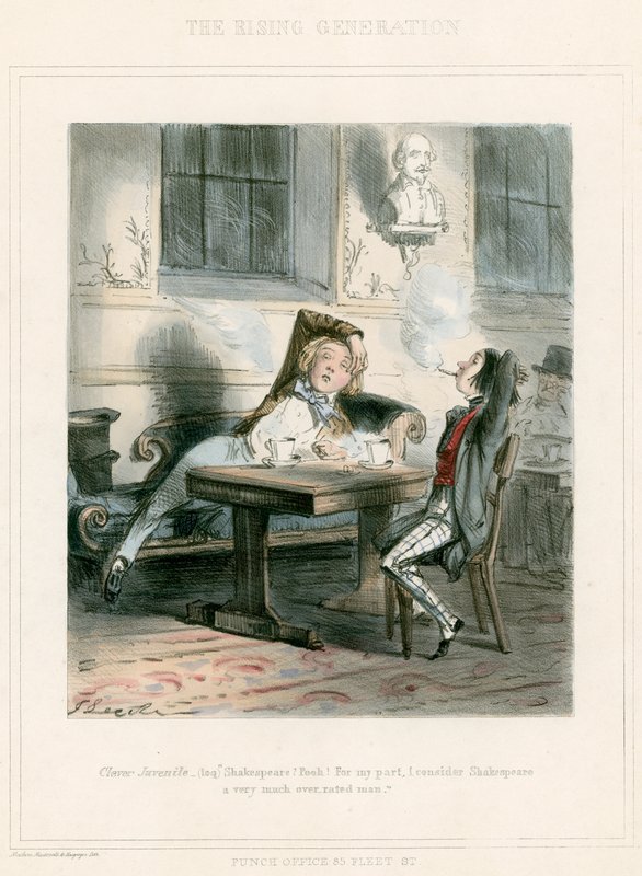 Shakespeare Pooh! For my part, I consider Shakespeare a very much over-rated man by John Leech