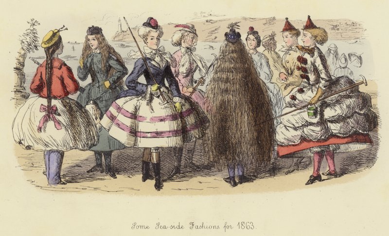 Some Sea-side Fashions for 1863 by John Leech