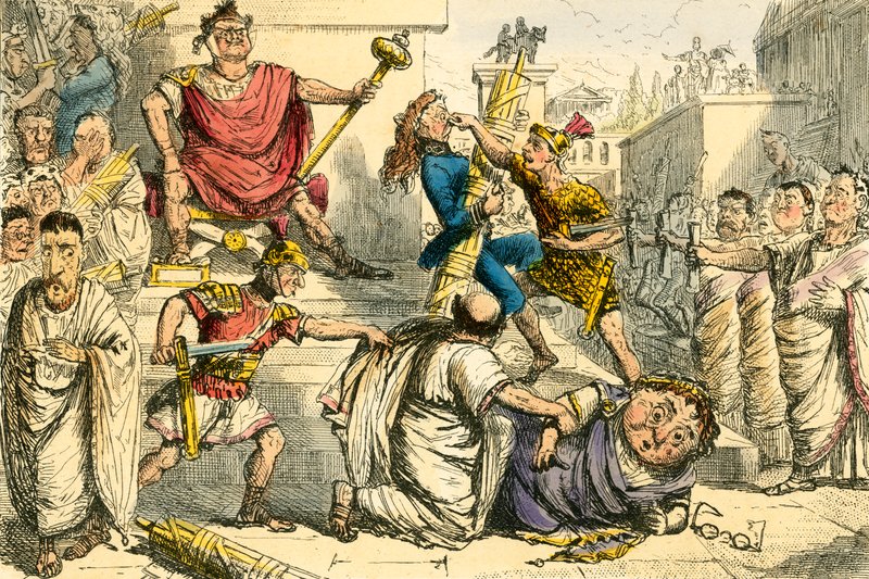Tarquinius Superbus Makes Himself King by John Leech