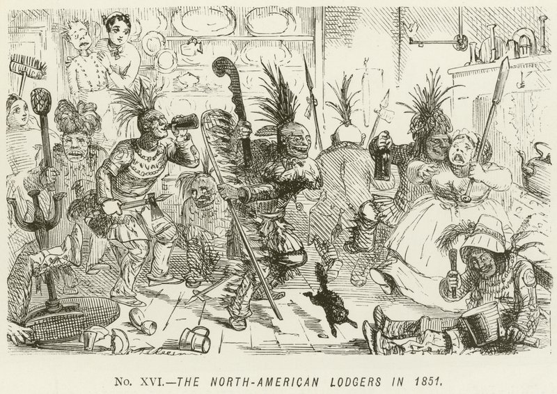 The North-American Lodgers by John Leech