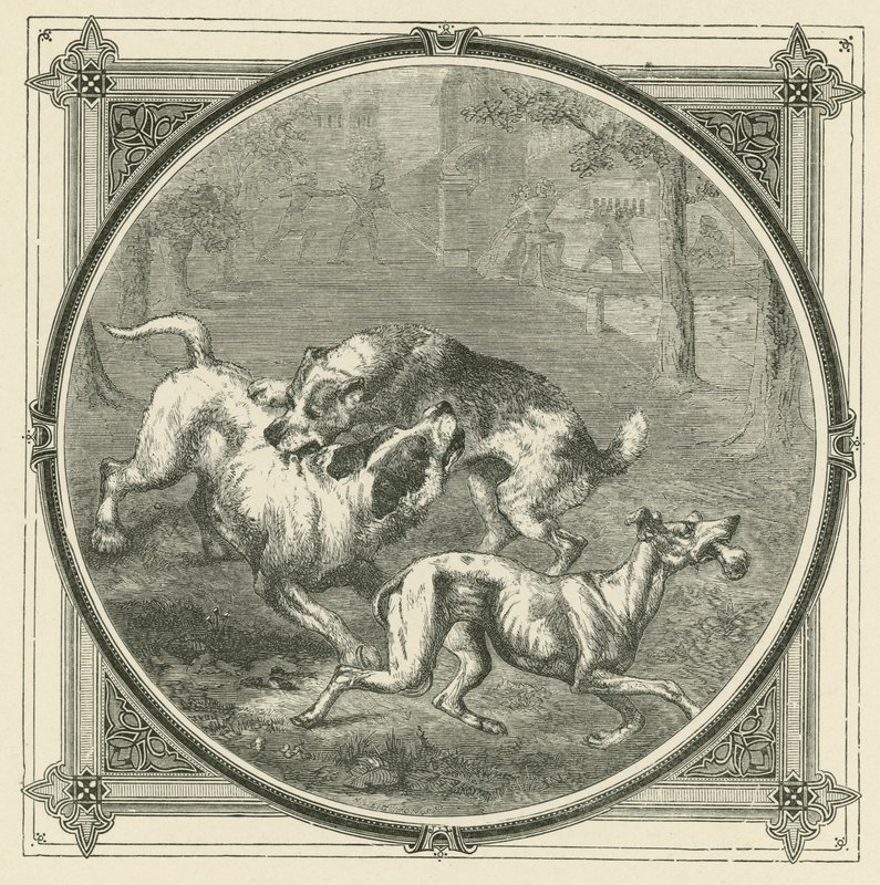 The dogs and the bone by John Leighton