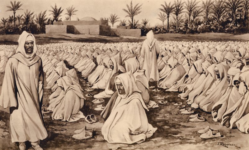 Mohammedans at prayer by John Macfarlane