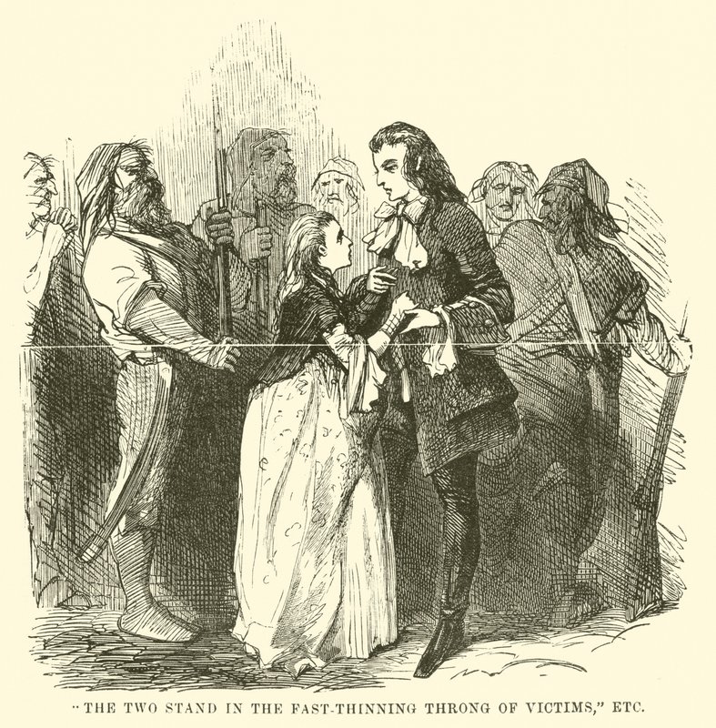 Illustration for A Tale of Two Cities by Charles Dickens by John McLenan