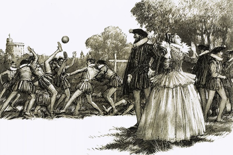 Queen Elizabeth I Was Horrified by the Brutish Sport by John Millar Watt