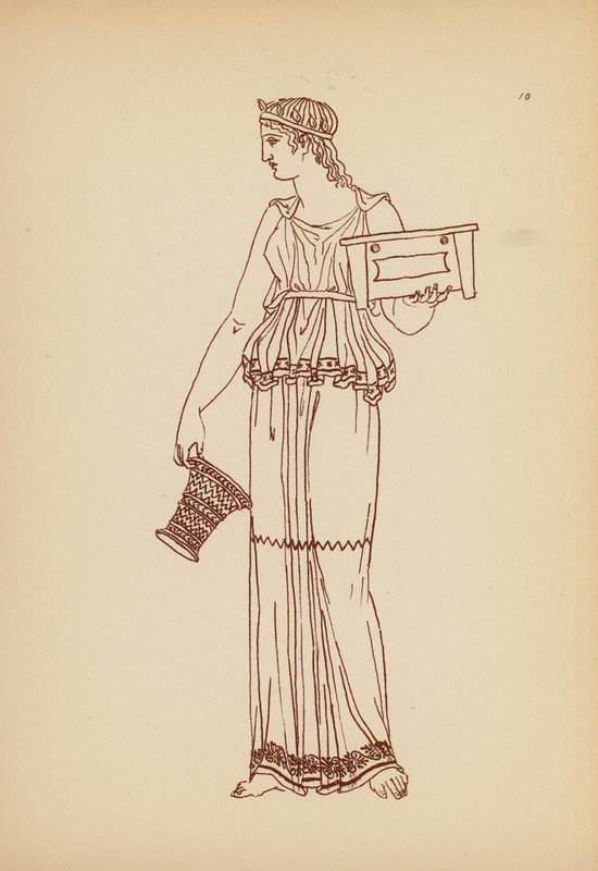 Ancient Greek Female Costume by John Moyr Smith