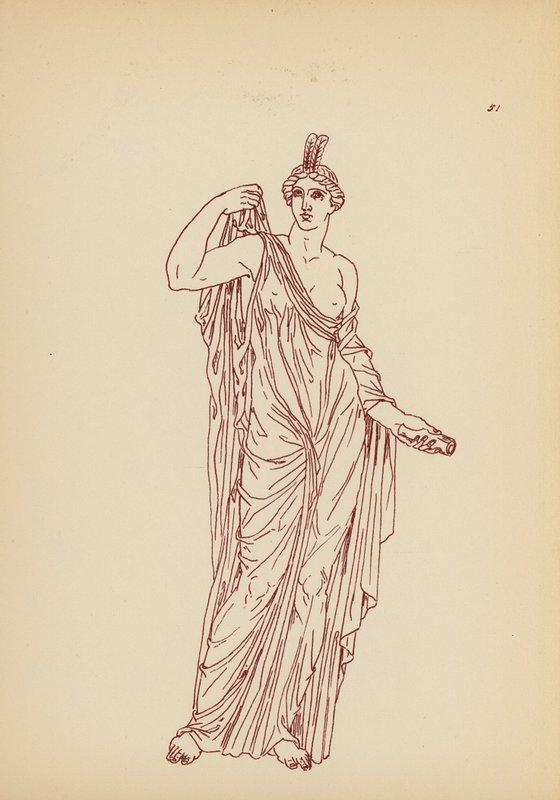 Ancient Greek Female Costume by John Moyr Smith