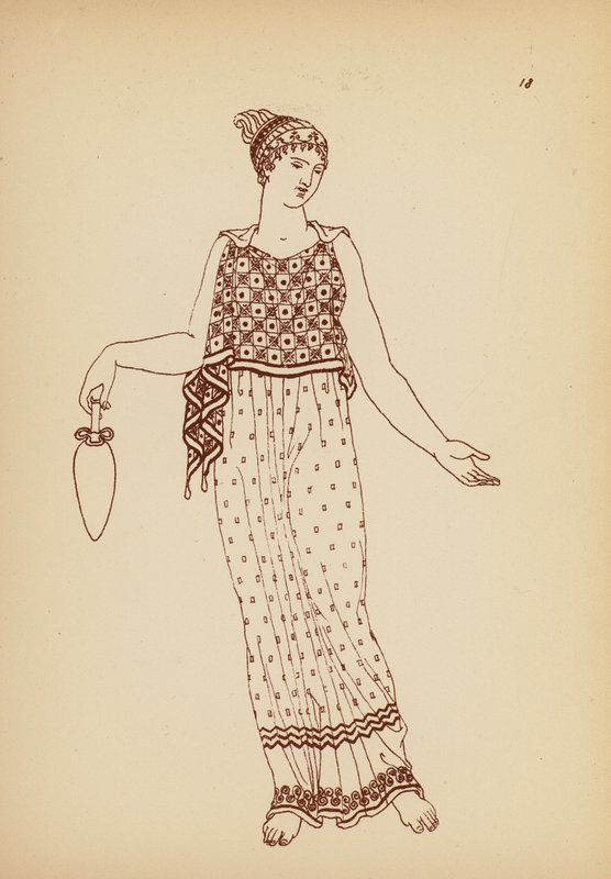 Ancient Greek Female Costume by John Moyr Smith