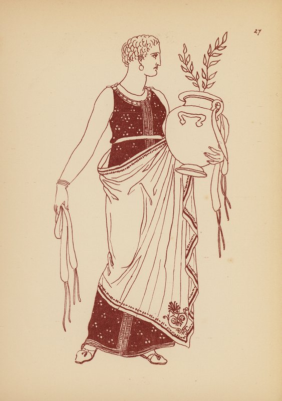 Ancient Greek Female Costume by John Moyr Smith
