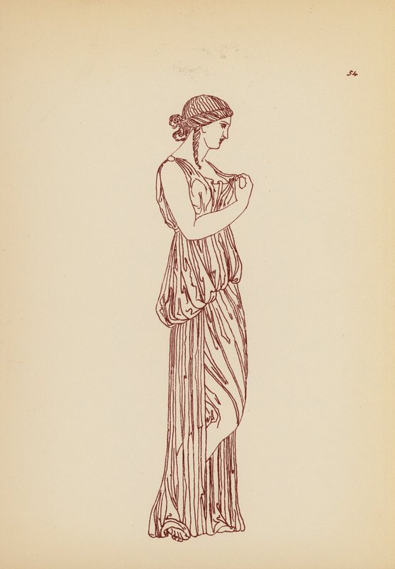 Ancient Greek Female Costume by John Moyr Smith