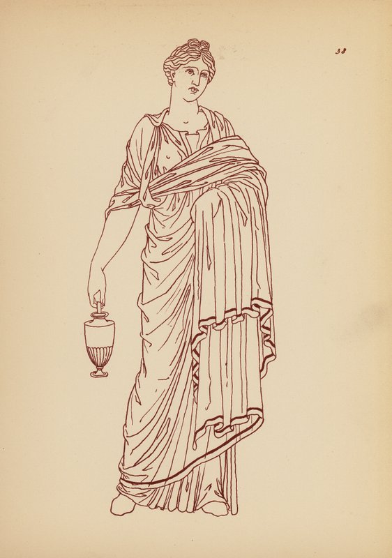 Ancient Greek Female Costume by John Moyr Smith