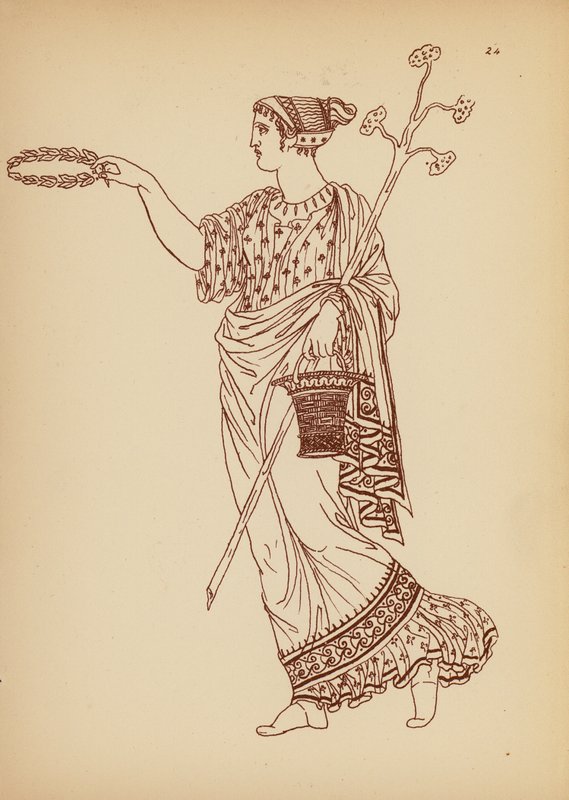 Ancient Greek Female Costume by John Moyr Smith