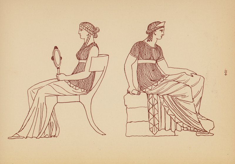 Ancient Greek Female Costume by John Moyr Smith
