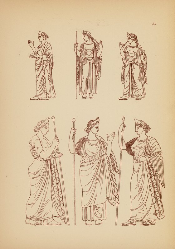 Ancient Greek Female Costume by John Moyr Smith