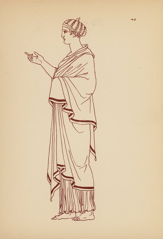 Ancient Greek Female Costume by John Moyr Smith